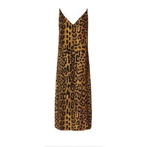 Adam Lippes Leopard Loose Cami Dress Size 4 MSRP: $310